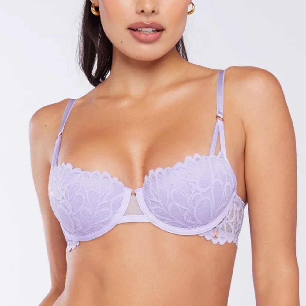 Savage Fenty Not Sorry Lightly Lined Lace Balconette Bra